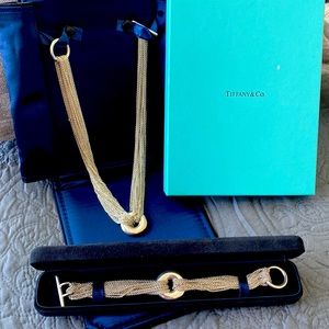 Tiffany &Co Vintage Multi-chain Necklace & Bracelet